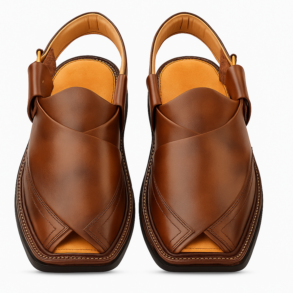Brown Color Peshaweri Chappals